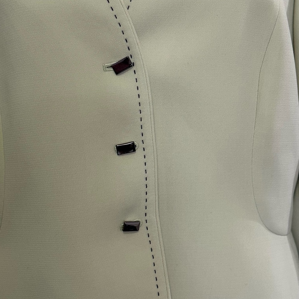 Tahari Jacket Green Pistachio Size 16P - Picture 9 of 12